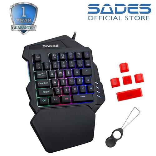 Foto Produk Keyboard Gaming Sades Single-Hand Revolver TS-36 dari Sades Official Store