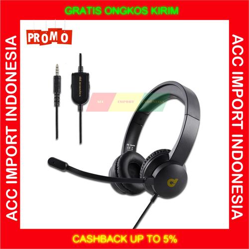 Jual Headset Gaming Headphone Kerja With Microphone Zoom Meet Dbe Hso100 -  Jakarta Pusat - ACC Import Indonesia | Tokopedia