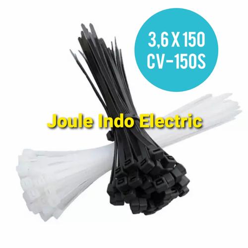 Jual Cable Ties 150x3.6mm (15cm) CV-150S / Kabel tie / Pengikat kabel ...