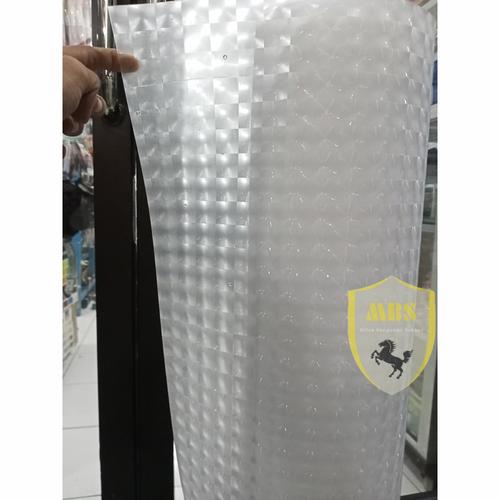 Gambar FIBER PAGAR 3D METERAN (1METER)/COVER TUTUP 3D TEBAL - Putih dari Mitra Bangunan Sukses Kota Depok Tokopedia