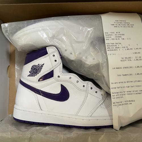 Jual Air jordan 1 high og purple court 