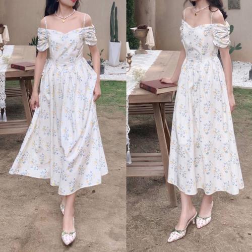 Jual Dancing Hall Floral Long Dress 