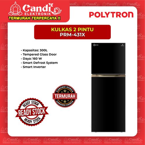 Foto Produk KULKAS 2 PINTU POLYTRON PRM-431X dari Candi Elektronik Solo