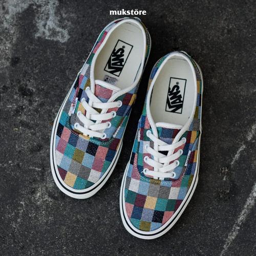 Promo Vans Authentic Woven Checkerboard Multicolour Original-BNIB
