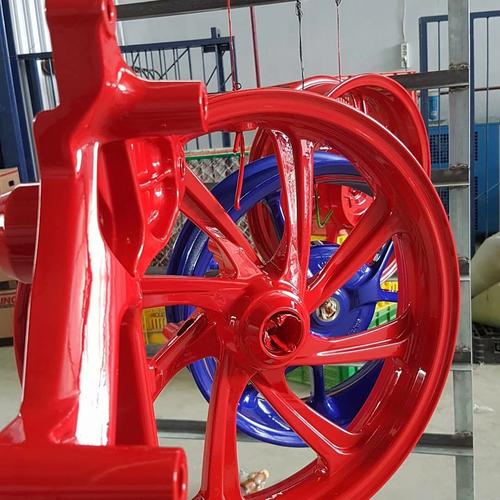 Jual CAT BUBUK WARNA MERAH RED GLOSSY CAT POWDER COATING Kab. Pati