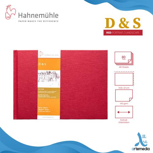 Jual Buku Sketsa Hahnemuhle D&S A5 Hard Cover Stitch Bound Sketchbook