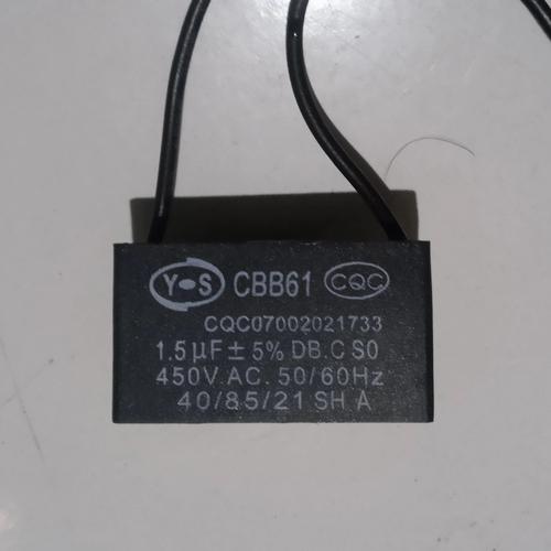Promo Kapasitor Kipas Angin 1,5 uF (micro Farad) CBB61 Exhaust Fan
