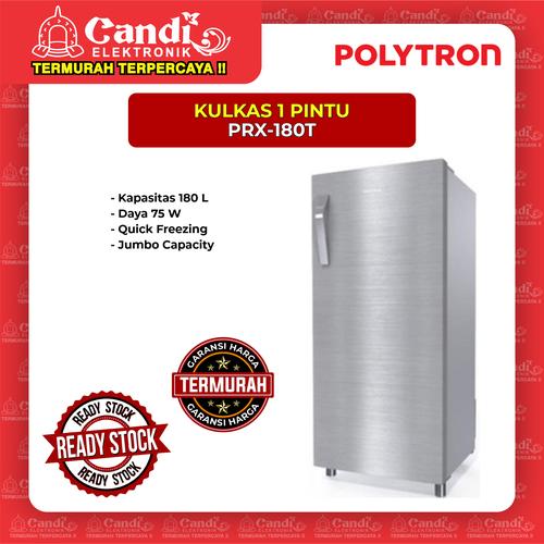 Foto Produk KULKAS 1 PINTU POLYTRON PRX-180T dari Candi Elektronik Solo