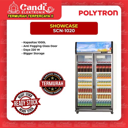 Foto Produk SHOWCASE 1000 LITER 2 PINTU POLYTRON SCN-1020 dari Candi Elektronik Solo