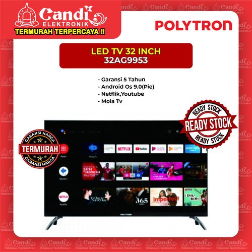 Foto Produk SMART TV POLYTRON LED TV 32 INCH 32AG9953 dari Candi Elektronik Solo