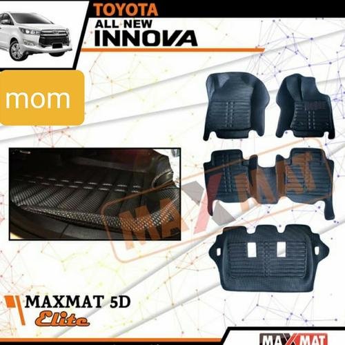 Foto Produk Karpet mobil maxmat 5d tipe elite black khusus All new innova reborn dari Mega Oriental Motor