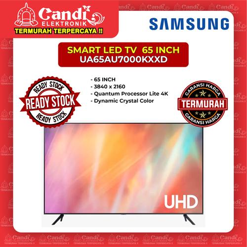 Foto Produk SMART TV LED TV SAMSUNG 65 INCH UA65AU7000KXXD dari Candi Elektronik Solo