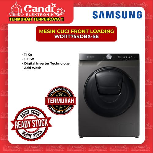 Foto Produk MESIN CUCI DAN DRYER PENGERING FRONT LOADING SAMSUNG WD11T754DBX-SE dari Candi Elektronik Solo
