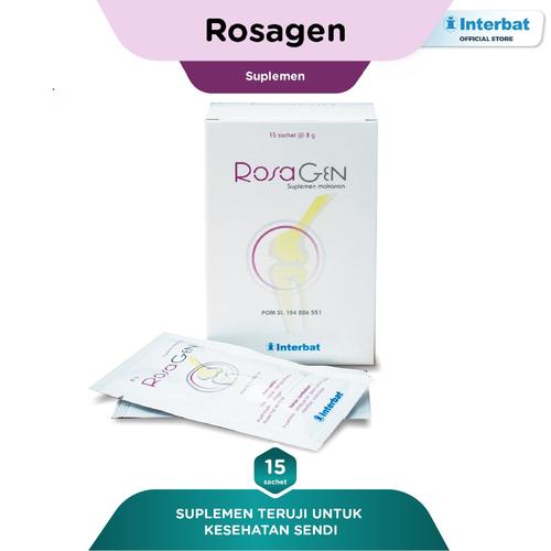 Foto Produk Rosagen Menjaga dan Mengobati Radang Sendi - 15 sachet @8 gr dari Interbat Consumer Health