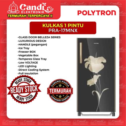 Foto Produk KULKAS 1 PINTU POLYTRON PRA-17MNX dari Candi Elektronik Solo