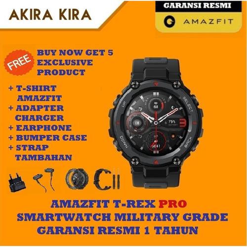 Foto Produk Amazfit T-Rex Pro Military Grade TREX Garansi Resmi Amazfit Indonesia - Meteorite Black dari akira kira