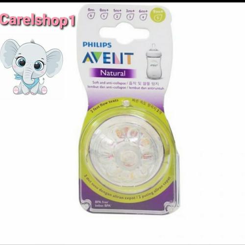 Foto Produk Dot Philips Avent natural uk 9m isi 2pcs dari carelshop1