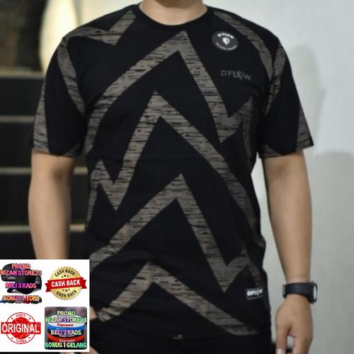 Foto Produk Kaos distro Original DFLOW FREE STICKER 12 - Kombinasi, M dari NIZAM STORE23