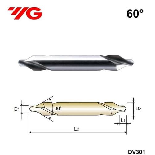 Gambar YG-1 Center Drill DV301060 6X12X7X95mm dari RAJAINDOTOOLS undefined Tokopedia