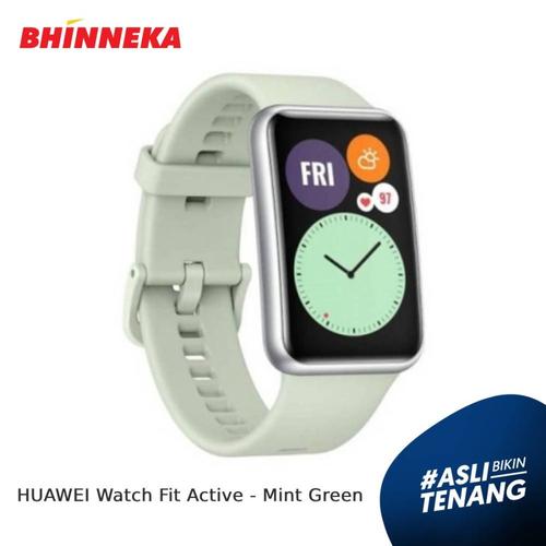 Jual HUAWEI Watch Fit Active 16MB+4GB - Mint Green - Jakarta Utara -  Bhinneka Official Store | Tokopedia