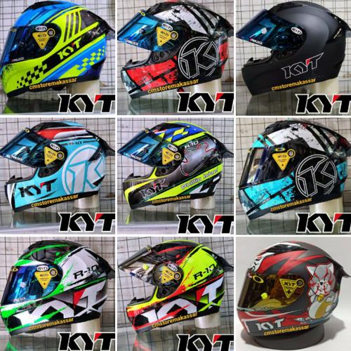 Jual Helm KYT R10 Motif Full Face Paket 