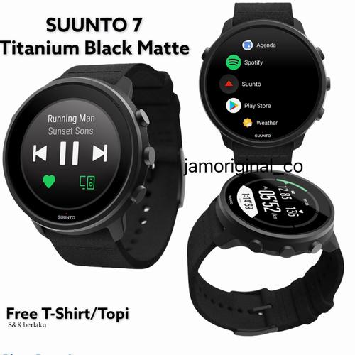 Jual Smartwatch SUUNTO Titanium Black Matte Black Matte Kota