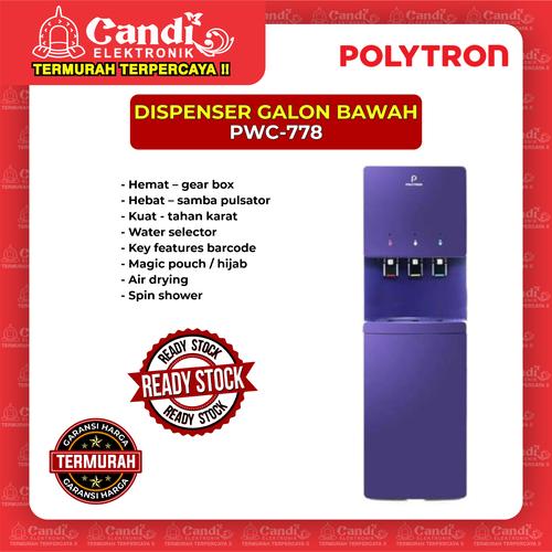 Gambar DISPENSER GALON BAWAH POLYTRON PWC-778 dari CANDI ELEKTRONIK Kota Surakarta Tokopedia