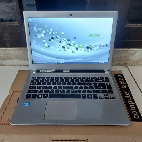 ブルー 青 ノートパソコン 中古良品 14型ワイド acer Aspire V5-431