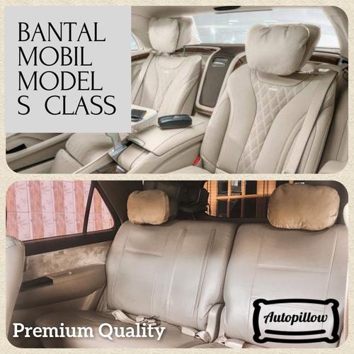 Foto Produk BANTAL MOBIL S CLASS | BANTAL MOBIL UNIVERSAL UNTUK SANDARAN KEPALA - Hitam dari Autopillow