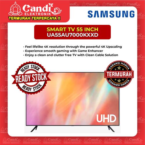 Foto Produk SMART TV LED TV SAMSUNG 55 INCH UA55AU7000KXXD dari Candi Elektronik Solo