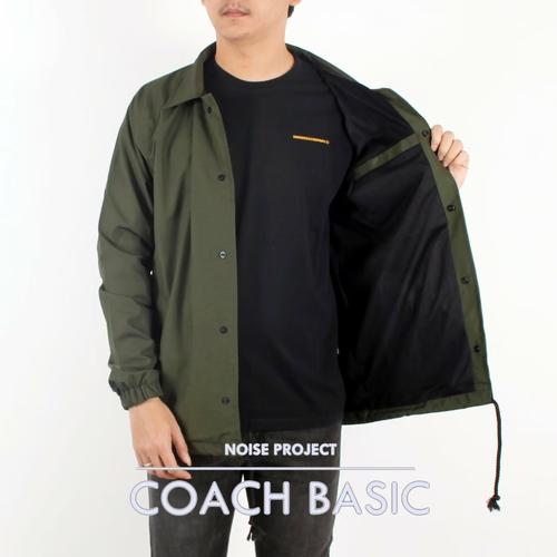 Jual Basic Coach jacket - Army, XL 