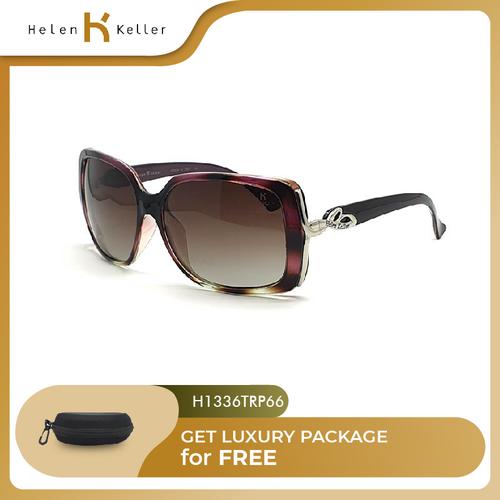 Foto Produk HELEN KELLER-Kacamata Hitam Wanita UV Protection-H1336TR-P66-Maroon dari Helen Keller Official