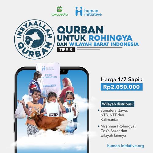 Foto Produk Hewan Qurban 1/7 Sapi Tipe B dari Human Initiative