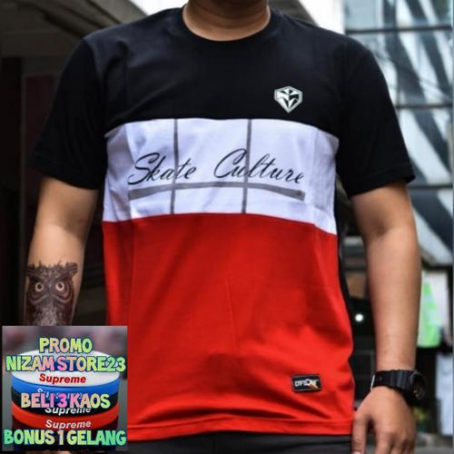 Foto Produk kaos distro Original DFLOW kaos pria kaos wanita FREE STICKER 08 - kombinasi, M dari NIZAM STORE23
