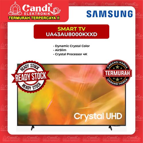 Foto Produk SMART TV LED TV SAMSUNG 43 INCH UA43AU8000KXXD dari Candi Elektronik Solo