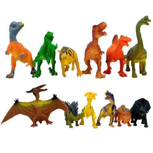 Gambar Set 12pcs Dinosaurus Karet Besar Mainan Miniatur Dino World dari Grandia Shop Kota Tangerang Selatan Tokopedia