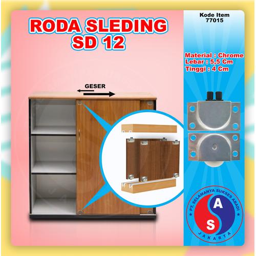 Foto Produk Roda Sliding Besi Box SD 12 / Roda Pintu Lemari Geser / 77015 dari WINSTON-OK OFFICIAL STORE