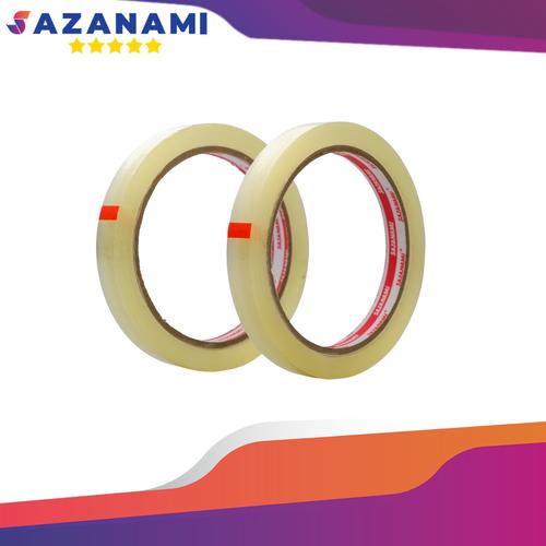 Foto Produk isolasi bening 1/2" Inch x 72 Yard sazanami selotip solasi lakban tape dari Sazanami Tape