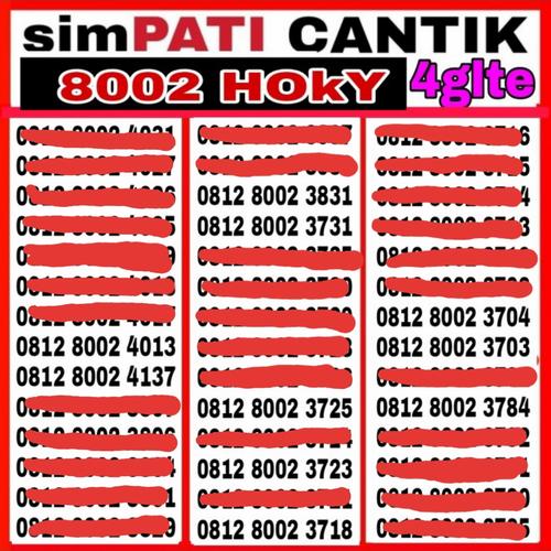 Foto Produk Kartu Perdana Telkomsel Simpati 4glte nomor nomer cantik dari Arindo olshop