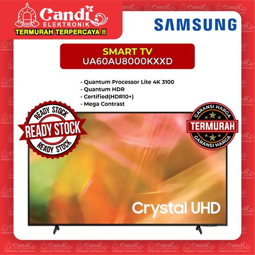 Foto Produk SMART TV LED TV SAMSUNG 60 INCH UA60AU8000KXXD dari Candi Elektronik Solo
