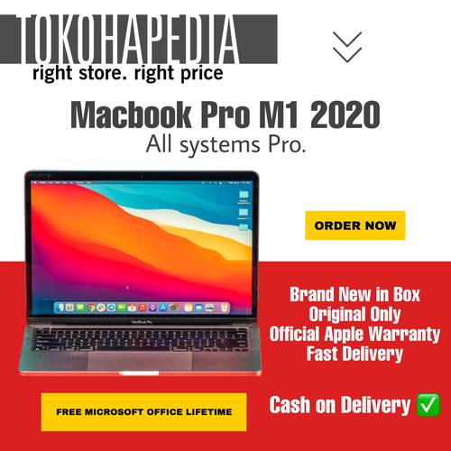 Foto Produk Apple MacBook Pro M1 Chip 2020 13" 256GB / 512GB SPACE GRAY, SILVER - PRE ORDER dari tokohapedia