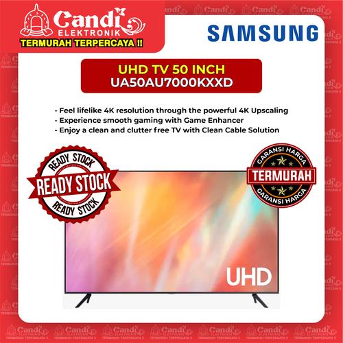 Foto Produk SMART TV LED TV SAMSUNG 50 INCH UA50AU7000KXXD dari Candi Elektronik Solo