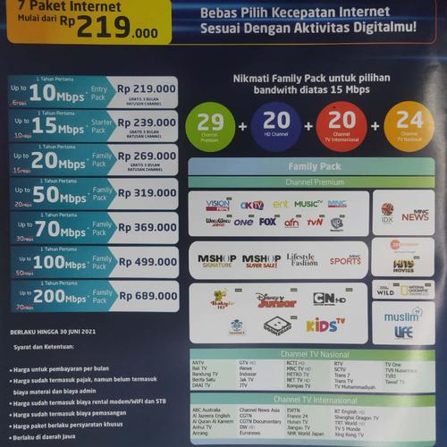 Jual wifi mnc play (promo switching) - Kota Surabaya - MNC Play