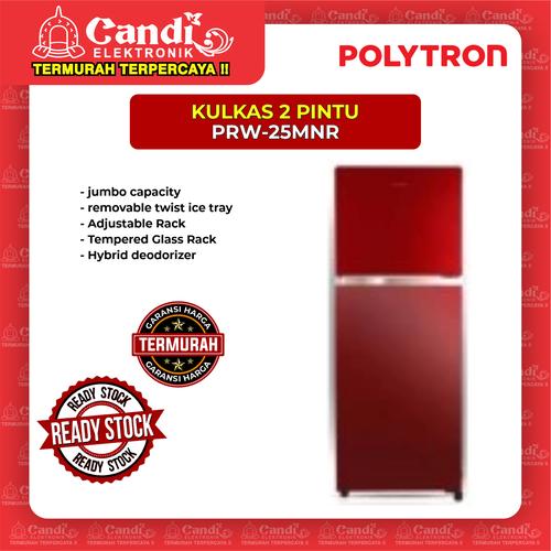 Foto Produk KULKAS 2 PINTU POLYTRON PRW-25MNR dari Candi Elektronik Solo