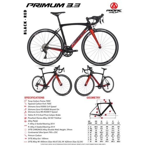 Jual ROAD BIKE PACIFIC PRIMUM 3.3 Size 