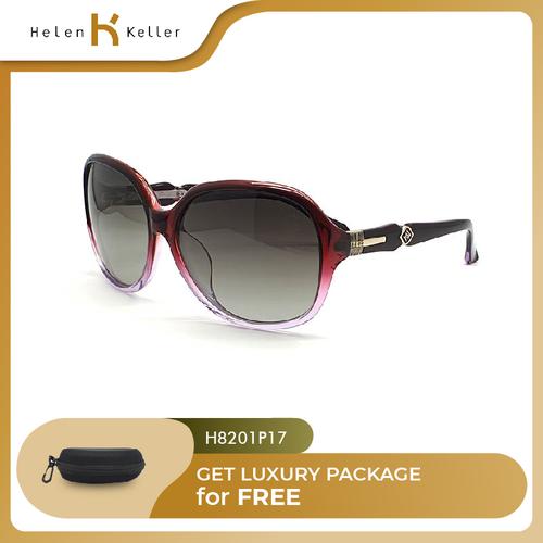 Foto Produk HELEN KELLER-Kacamata Hitam Wanita UV Protection-H8201-P17-PurpleRed dari Helen Keller Official