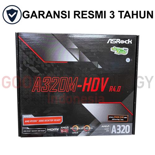 Gambar Asrock A320M-HDV (AM4, AMD Promontory A320, DDR4, USB3.1, SATA3) dari GoodsTechID Jakarta Pusat Tokopedia