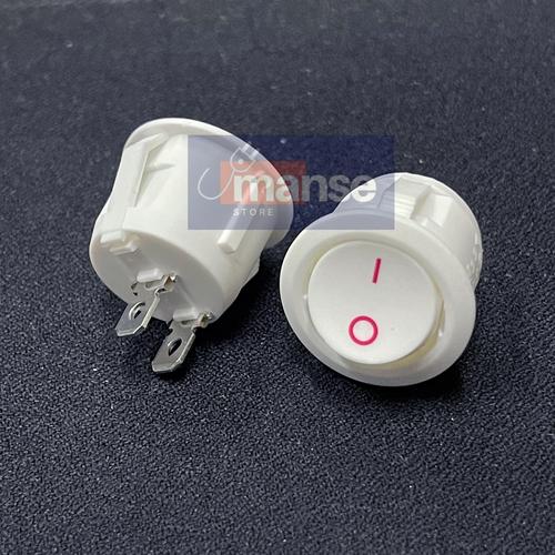 Jual Saklar Switch Bulat On Off 2 Pin Putih - Jakarta Barat - manse ...
