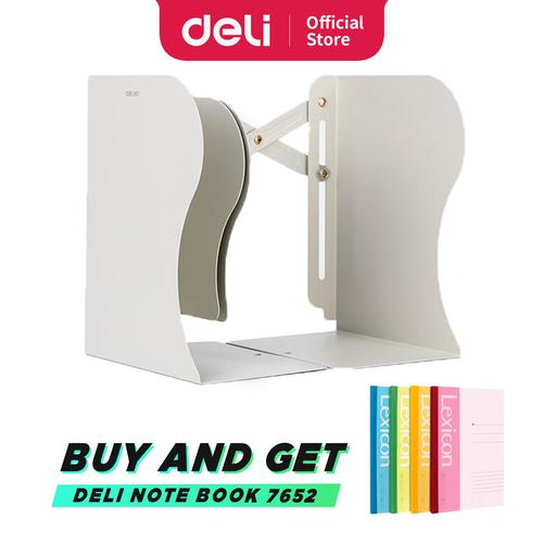Foto Produk Deli Magazine Holder / Penyangga Buku Fleksibel Warna Cream 7863X - Putih, 165x120x200mm dari Deli Stationery
