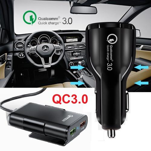 Foto Produk Car Charger 4 Port USB 2 Port USB Mobil Charger Super Fast Charging - 2 Port USB dari Rumix